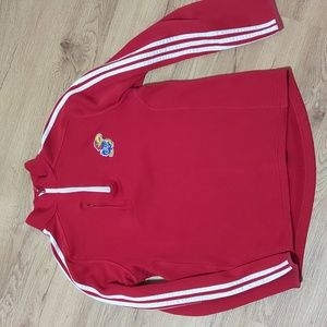 KU Jayhawk pull-over shirt